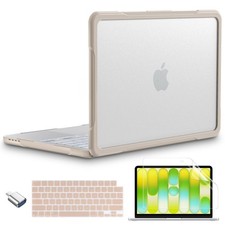 Ultimate Rugged Case for MacBook Neo 13 Inch 2026, Light Beige picture