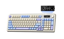 S99 Pro Gaming Keyboard Cute Creamy Wireless Mechanical Computer Accessory picture