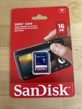 SanDisk 16GB Standard SD (SDHC) Card Class 4 SDSDB-016G-A46  picture