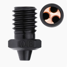 Farsoon Wear‑Resistant Hardened Steel 3‑Hole V6 Nozzle Replacement Part picture