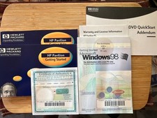 HP Pavilion Disks/Manuals Users Guide, Recovery Discs, Six Other CD Software picture