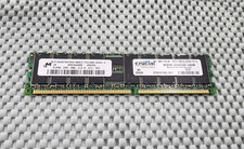 Micron 512MB DDR 266MHz PC2100 ECC Registered RAM MT18VDDT6472DG-265C3 Retro picture