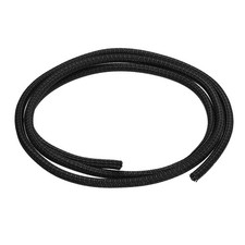 MECCANIXITY Split Sleeve Wire Loom Braided Sleeve, Black, 3/16