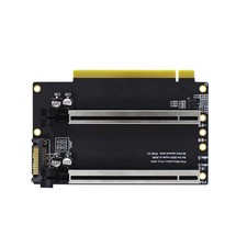 PCIE 3.0 X16 1 to 2 Expansion Card Gen3 Split Card PCIe X16 to X8X8 40.4mm2060 picture