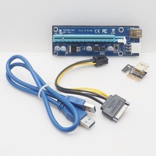 PCE164P-N03 VER009S Mining Riser Card PCI-E 1X to 16X Mining - Inventory 18843 picture