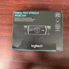 Logitech Pro Stream Webcam HD 1080p - Black - Factory Sealed New picture
