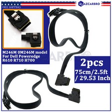 2pcs M246M 0M246M SAS-A SAS-B SATA Cable Raid Controller For Dell R610 R710 H700 picture