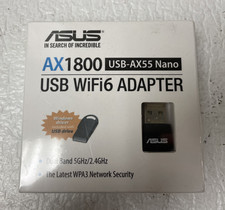 ASUS USB-AX56 Nano AX1800 WiFi 6 USB Adapter Dual Band WPA3 picture