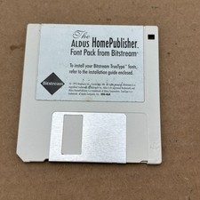 Vintage ALDUS HomePublisher Font Pack from Bistream Software for Apple 1993 picture