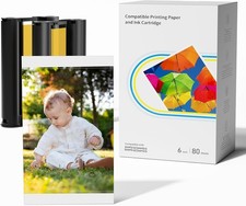 For Liene Amber M100/M200/M110/M210 4x6 Photo Printer 80 Sheets Photo Paper Set picture