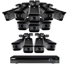 NEW Lorex 16 Channel 4K 3TB NVR + 12  8MP IP Cameras Nocturnal 30 fps Motorized picture