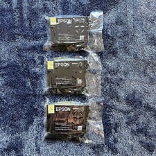 3 Pack Epson Dura Brite Ultra Ink 2X Yellow 200 1X Black 200XL Sealed Cartridges picture