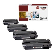 4Pk LTS 24A Q2624A Black Compatible for HP LaserJet 1150 Toner Cartridge picture