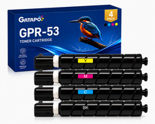 4Pack GPR-53 Toner Cartridges Replacement for Canon GPR53 C3325 C3330 C3525 picture