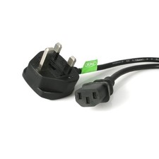 StarTech 6ft UK Computer Power Cable, 10A 250V, 18AWG, Black (PXT101UK) picture