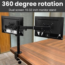 ❤️Dual Monitor Vertical Desktop Mount Desk Stand TV 10”- 32” Adjustable 2026 New picture
