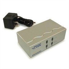 2-Port VGA Switch Push Button, 250MHz, 1920x1440, VGA HD15 Female Selector Box picture
