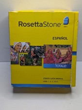 Rosetta Stone TOTALe Spanish Latin America Levels 1-5 CDs + 1 MP3 Disc READ picture