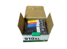 Acaves 4 Pack 910XL Ink Cartridges For OfficeJet & OfficeJet Pro (Black/Color) picture
