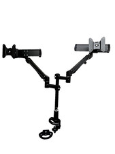 ESI EDGE2-MS-BLK Dual Monitor Arm Slider Desk Mount VESA 75/100 Black picture