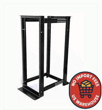 Raising Electronics 22U 4 Post Open Frame Server Rack 19