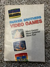 1983 Original Vtg Parker Brothers Video Games Catalog Pamphlet picture