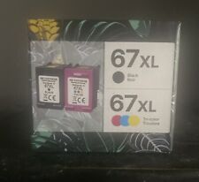 67 XL ink cartridges Combo Pack  Black And Color Ink Exp 10/25 picture