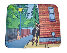 Cat Mouse Pad – Non‑Slip Rubber Mousepad for Laptop / PC – Cute Street Design picture