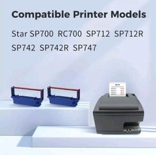 MYCARTRIDGE RC700 Compatible Ink Ribbon Replacement for Star SP-700 SP700 (24 Pk picture