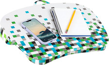 Mystyle Portable Lap Desk with Cushion - Pixel - Fits up to 15.6 Inch Laptops - picture