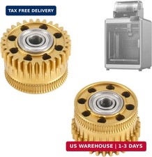 2pcs Upgrade K2 Plus Extruder Gear for Creality, Carbonized Steel with Nano Coat picture