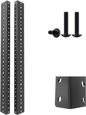 10U Steel Rack Rails Kit with Hardware - 2 Pieces (10URR) picture