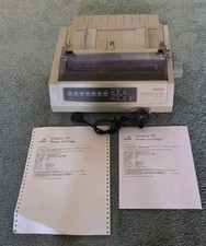 Oki Okidata MICROLINE 320 Turbo Mono Dot Matrix Printer Parallel NO USB picture
