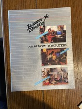 Vintage 1982 Discover the World of Atari Home Computers Magazine Catalogue picture