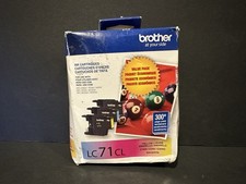 Genuine Brother LC71CL Ink Cartridge Magenta Cyan Yellow CMY Exp: 02/2023 Sealed picture
