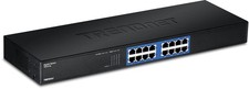 TRENDnet 16-Port Unmanaged Gigabit GREENnet Switch 16 x RJ-45 Ports 32Gbps Switc picture