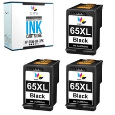 3PK CMYi Compatible 65XL Black Ink Cartridge for HP DeskJet 2632 2633 2634 2635 picture