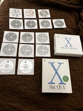 Apple Mac OS X 10.1 Mac OS 9.2.1 Retail Box Set w/ Manuals Original Box Vtg picture