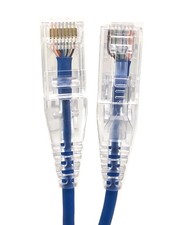 25ft Ultra Slim Cat6 Patch Cable (Blue) picture
