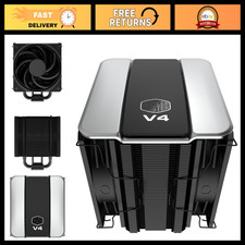High-Performance Air Cooled CPU Cooler, 3DHP Technology, Black, V4 Alpha Design picture