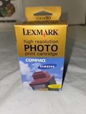 Lexmark High Resolution Black Standard Print Cartridge 12A1990.   Ge picture