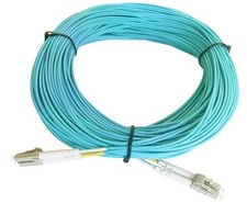 25m 30m 50m LC/UPC to LC/UPC OM4 Fiber Optic MultiMode Duplex 50/125 Lot Cable picture