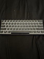 black razor hunter mini gaming keyboard with purple keys n customizable colors picture