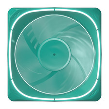 Vetroo DF120 Computer Case Fan, 120mm LED Lighting PC Cooling Fan - Green picture