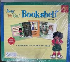Away We Go Bookshelf A New Way To Learn To Read CD-ROM Ages 4-7 Vintage 2000 picture