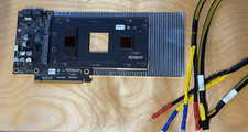 NVIDIA B200 - SXM6 to PCIe x16 adapter board+rigid CNC aluminum backplane picture