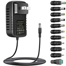 Universal DC15V 3A Power Supply with 11 DC Plug Tips AC120V to DC15Volt...  picture