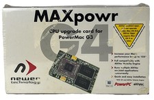 Newer Technology MAXpowr G4 400/200MHz Upgrade Card For Power Mac G3 NEW SEALED picture