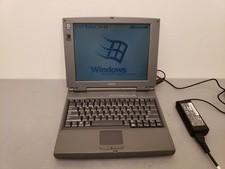 Vintage Rare Hitachi VisionBook plus 5000 Laptop Computer Pentium MMX Win98 picture