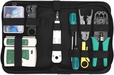 Gaobige Network Tool Kit for Cat5 Cat5e Cat6, 11 in 1 Portable Ethernet Cable Cr picture